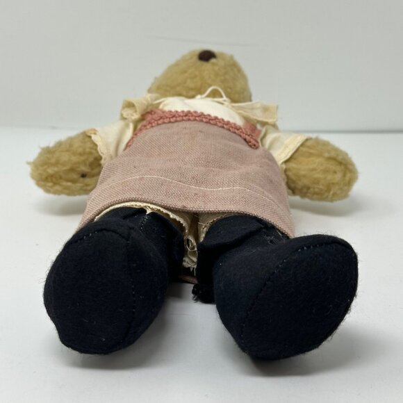 Raebhat Originals Faces of Time Prairie Dog Bear 13 inch Vintage Scotland Tweed - Picture 13 of 16